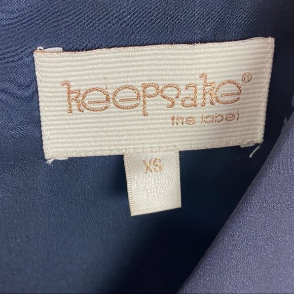 Revolve Keepsake The Label Navy Second Chance Dress Womens Size XS Scuba Floral - Picture 5 of 13